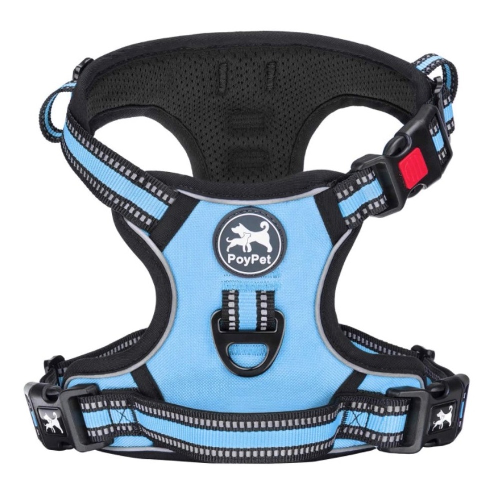 PolyPet | Blue No Pull Reflective Dog Harness 🐾